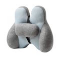 thumbnail image 3 of 2 piezas de almohada lumbar para respaldo de silla, cojín para oficina, sala de estar, coche azul, 3 of 8