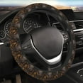 thumbnail image 5 of Kdxio Cool Black Gold Dragon Print Elastic Stretch Steering Wheel Cover,Auto Steering Wheel Cover,15 Inch Anti-Slip,Warm in Winter and Cool in Summer,Fit Suvs,Vans Cars,Trucks, 5 of 7