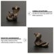 thumbnail image 3 of 1Pc Brass Snake Statue Creative Snack Figurine Cobra Sculpture Desktop Adornment (Snake without tooth), 3 of 4