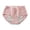 Pink, variant on Krdevn Women Mid Waist Period Underwear, Cotton Crotch Side Leak Proof Menstrual Briefs,Yellow