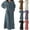 Black, variant on Fuzzy Sherpa Nightgown for Women Thermal Flannel Fleece Sleepwear Winter Long Sleeve Nightshirts Thicken Long Sleepdress Comfy Soft Crewneck Loungewear with Pockets