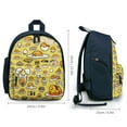 thumbnail image 5 of Gudetama Backpack Bookbag Casual Daypack Travel Backpacks for Work Hiking Camping, 5 of 6