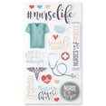 thumbnail image 5 of 12 Pack: Nurse Life Dimensional Stickers by Recollections, 5 of 5