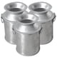 thumbnail image 1 of 3pcs mini jarrones de flores mini cubos de metal mini jarrones de hierro de hierro cubos miniatura, 1 of 5