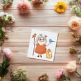 thumbnail image 4 of Happy Funny Old Lady Clear Stamps Female Friendship Cat Balloon Transparent Handicraft Stamps for DIY Scrapbooking Photo Album Decorative 6.3x4.3inch Mixed Color, 4 of 9