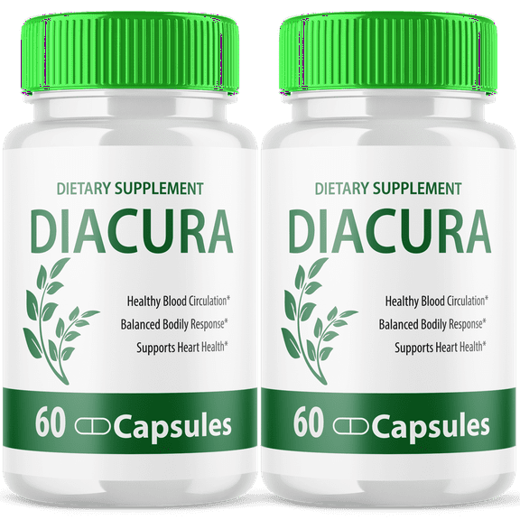 Diacura Blood Balance Support Pills Advanced Formula Vitamin Supplement 120 Capsules