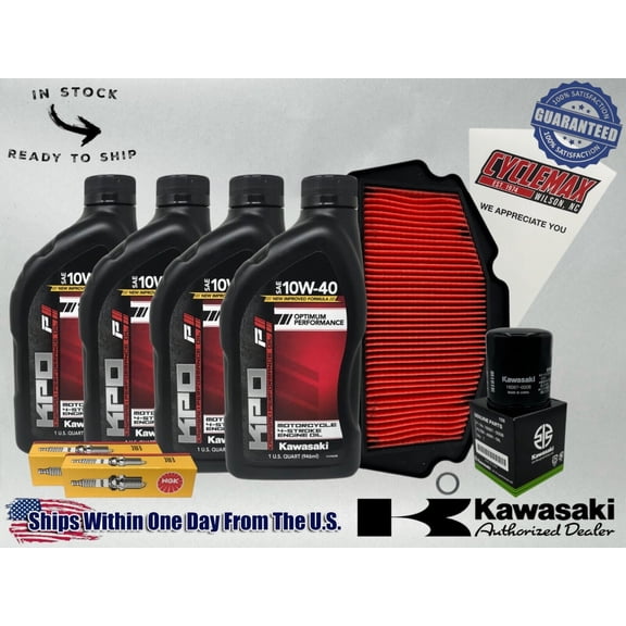 Cyclemax Standard KPO Tune-Up Kit fits 2024-2025 Kawasaki NINJA 500 ZX5
