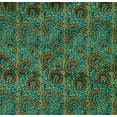 thumbnail image 4 of oneOone Organic Cotton Poplin Twill Fabric Leaves & Floral Block Printed Craft Fabric BTY 42 Inch Wide, 4 of 4