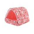 thumbnail image 1 of Labymos Cute Winter Rabbit Squirrel Mini Cage Guinea Pig Nest Small Animal Sleeping Bed Hamster, 1 of 8