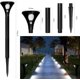 thumbnail image 2 of Luz solar al aire libre con sensor de movimiento impermeable Ip65, luces exteriores con energía solar Luz de seguridad regulable inalámbrica Proyector solar LED para jardín P, 2 of 5