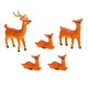 thumbnail image 3 of Kawaii Decor 5Pcs Plastic Deer Miniature Accessories For Gifting Decorative Items Chic Tabletop Design, 3 of 5