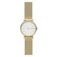 thumbnail image 1 of Skagen Signatur Slim 30mm 2 Hand Womens Watch with Gold Tone Steel Mesh Strap, 1 of 4