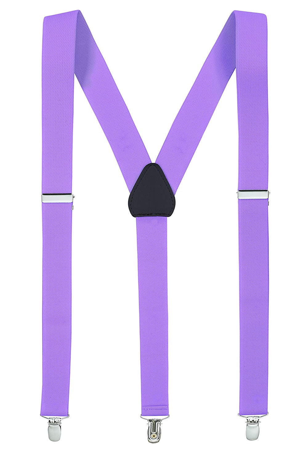 Hold’em 1" Teens & Men Suspender and Bow Tie Set Pre-Tied Bow Tie - Lavender