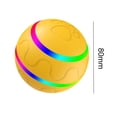 thumbnail image 3 of Juguetes inteligentes para gatos, juguetes de pelota impermeables luminosos para todas las mascotas (automático amarillo), 3 of 5