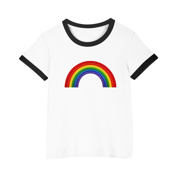 Brunch Tops for Children Boy Girl Fall Summer Short Sleeve Spandex Graphic Top T Shirt Blouse Child 2026 Soft Comfy Clothing Trendy Y2K