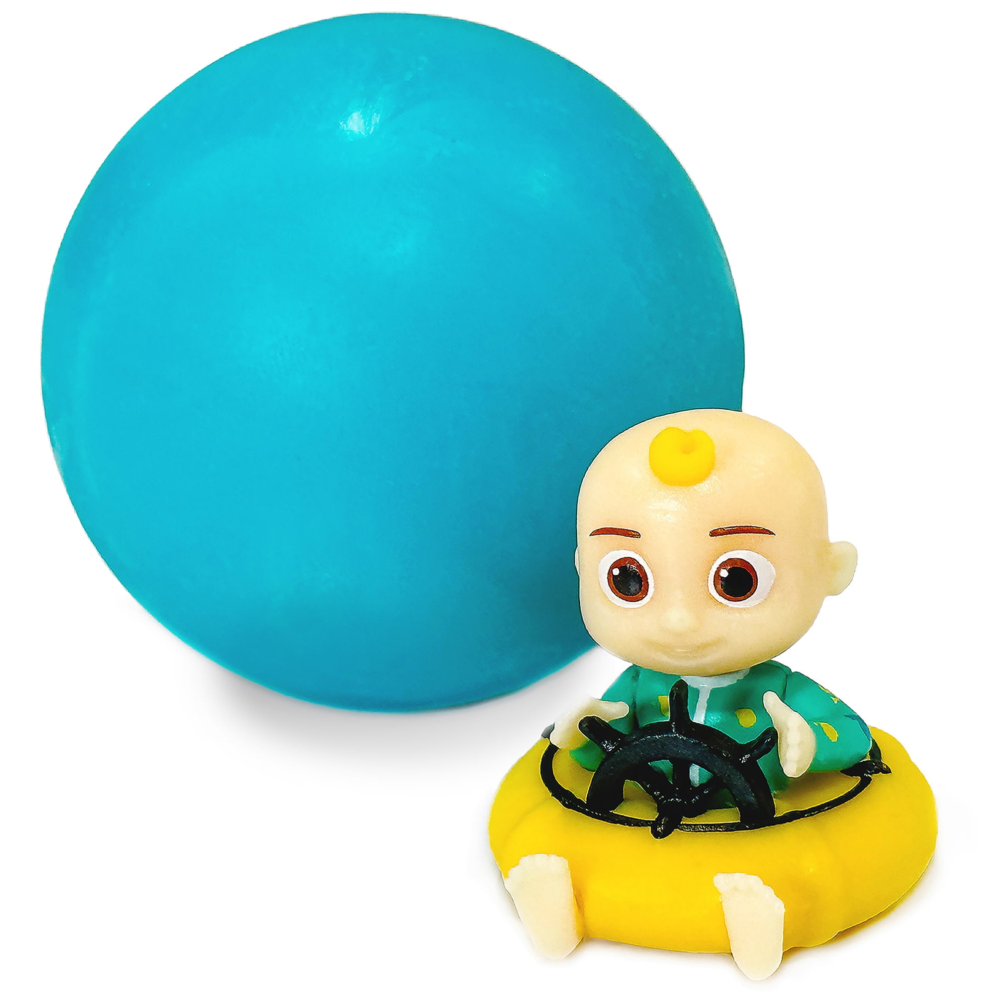 CoComelon SUDs SOAPrize Fun Pack - 3pk Includes Skipper JJ, Shark JJ, & Ballerina CeCe, Multicolored, Kids Soap Balls With Toys Inside, Item #8889