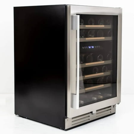 Avanti - Elite Series 46 Bottle Dual Zone Wine Cooler - Stainless steel