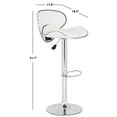 thumbnail image 4 of SAFAVIEH Shambi Swivel Bar Stool White, 4 of 6