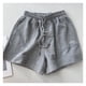 thumbnail image 1 of Pantalones cortos deportivos casuales ajustados de cintura alta para mujer, nueva versión coreana de pierna ancha suelta con cordón, 1 of 6