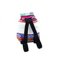 thumbnail image 3 of Mini Multicolored Peruvian Tribal Print Striped Pattern Lightweight Drawstring Backpack - Handmade Bags Boho Accessories, 3 of 3