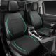 thumbnail image 2 of Funda para asiento de auto CAR PASS de cuero universal compatible con airbags, 2 of 9