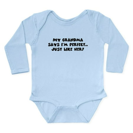 

CafePress - My Grandma Body Suit - Long Sleeve Infant Bodysuit