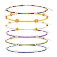 thumbnail image 1 of MasteelfCA 6 Pcs Collier Fleur Collier Perlé Collier Ras-du-Cou Élégant Statement pour Femmes, 1 of 7