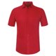 thumbnail image 1 of Lars Amadeus Camisa De Vestir Para Hombre, Ajuste Regular, Manga Corta, Botones, Camisa De Negocios Sólida rojo L Unique Bargains Camisa, 1 of 5