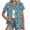 A05, variant on Hawaiian Shirts for Women New Short Sleeve Lapel Casual Printed Button Up Top T-shirt Fashion Plus Size