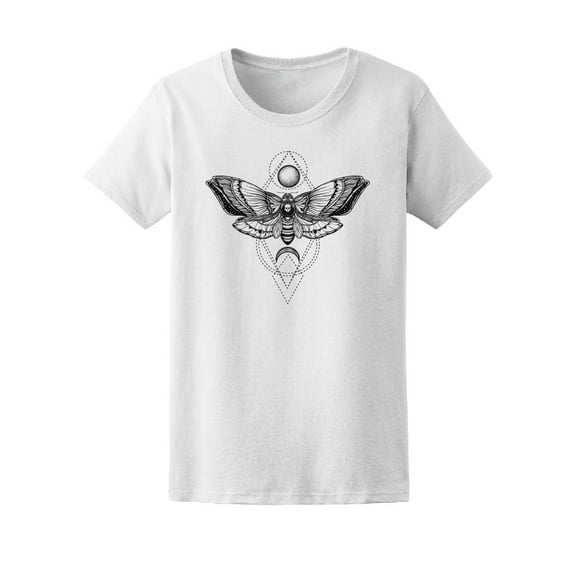 Vintage Tribal Butterfly Sketch Tee Men's -Image by Shutterstock