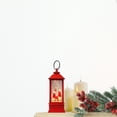 thumbnail image 3 of Haute Decor Snowburst™ 9 inch tall Plastic Lantern with Gnome Trio and Automatic Bursts of Snowfall - Auto timed lights, 3 of 5