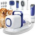 thumbnail image 4 of Dog Grooming Kit with Vacuum, 15000Pa Pet Hair Clipper and Shedding Brush, 50dB Low Noise, 2L Capacity,, 4 of 5