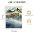 thumbnail image 2 of Nawypu Abstract Wall Art for Living Room,Blue Mountain Canvas Wall Art,Abstract Watercolor Wall Pictures,Framed Artwork for Bedroom Bathroom Wall Decor,Ready to Hang, 2 of 5