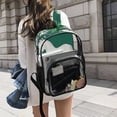 thumbnail image 6 of ALAZA Clear Backpack Horse in Clover PVC Transparent BookBag, 6 of 7