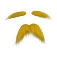 thumbnail image 3 of Bigote falso,Juego de bigotes falsos autoadhesivos Bigotes novedosos,Barbas postizas Cejas Bigotes postizos Pegar,Suministros para fiestas de disfraces de cosplay de Halloween, 3 of 8
