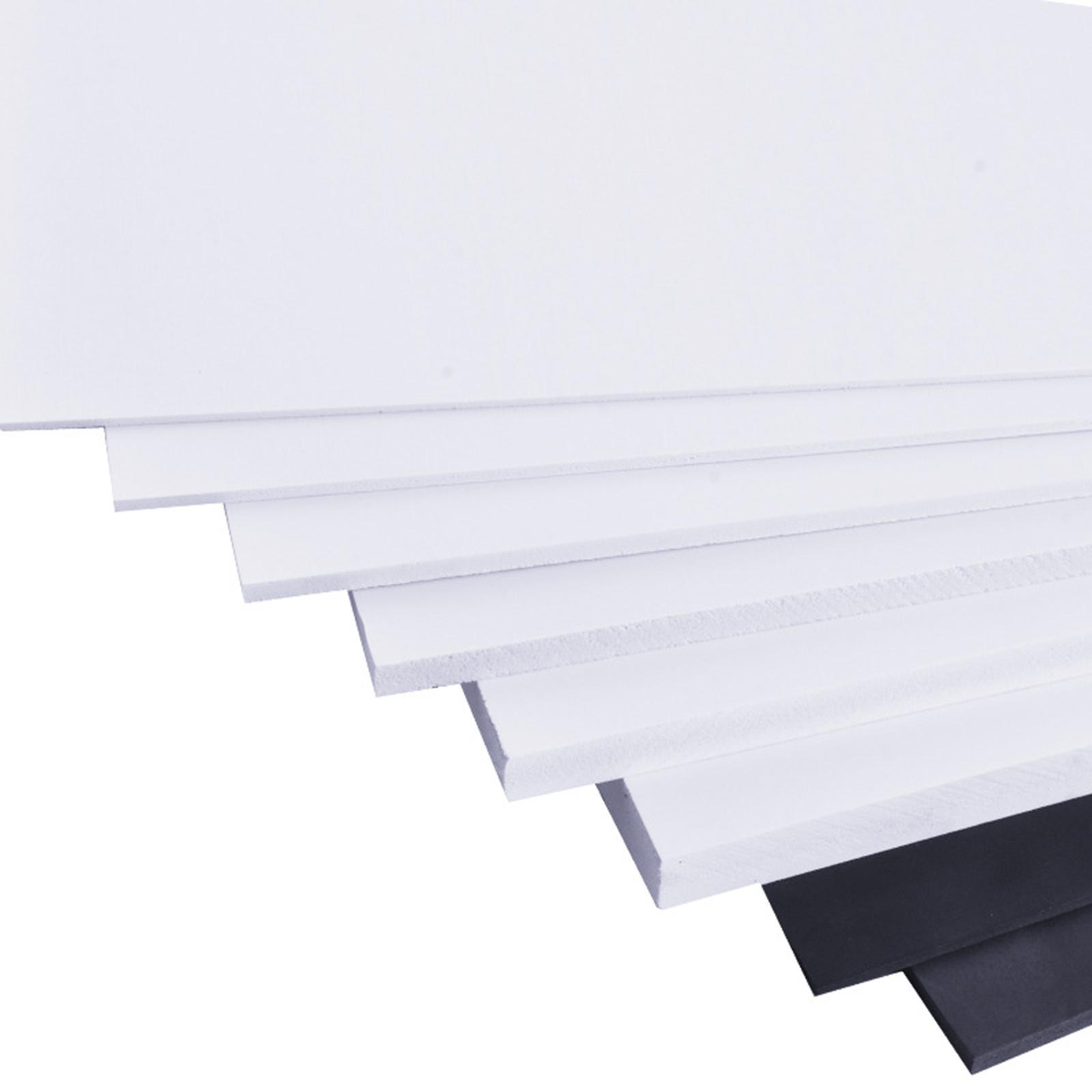 5 Sheets White Foam Boards--Sand Table Building Model Materials 2mm / 3mm  Thick Foam PVC Sheet Poster Board Mount Board for Mounting, Crafts,  Modelling, Art, Display, School Projects 