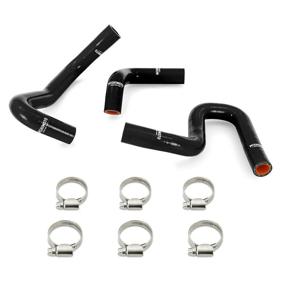 Mishimoto MMHOSE-4RUN34-96HHBK Mishimoto Silicone Heater Hose Kit Compatible With Toyota 4Runner 3.4L 1996-2002 W/O Rear Heater, Black