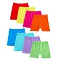 thumbnail image 5 of SILVERCELL Toddler Kids Girls 8Pieces Under Dress Dance Safety Shorts Multicolor Soft Bicycle Shorts for Girls 2-10 Years Old, 5 of 8