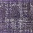 thumbnail image 1 of Ahgly Company Indoor Square Mid-Century Modern Purple Persian Area Rugs, 7' Square, 1 of 6