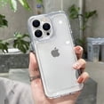 thumbnail image 3 of Para iPhone 14 Pro Max Funda de lujo ultrafina transparente armadura a prueba de golpes cubierta trasera para iPhone 16 15 Pro Max 13 12 11 XR XS 7Plus, 3 of 5