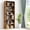 6 Tier Rust, variant on CONCETTA 5 Shelf Bookcase, 53 Inch Tall Floor Standing Open Bookshelf for Home Office and Living Room, Black