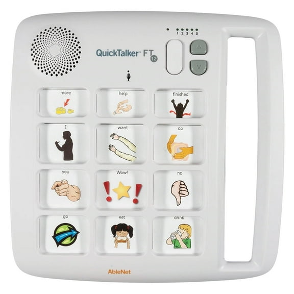 AbleNet QuickTalker 12 10000037  Interactive Electronic Learning System, 2 lbs
