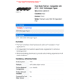 thumbnail image 2 of Front Brake Pad Set - Compatible with 2018 - 2022 Volkswagen Tiguan 2019 2020 2021, 2 of 2