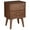 Walnut Brown, variant on Allora 2 Drawer Two Tone Wood Nightstand in Acorn-White