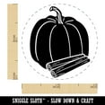 thumbnail image 2 of Pumpkin Spice Drawing Self-Inking Rubber Stamp Ink Stamper - Green Ink - Mini 1/2 Inch, 2 of 7