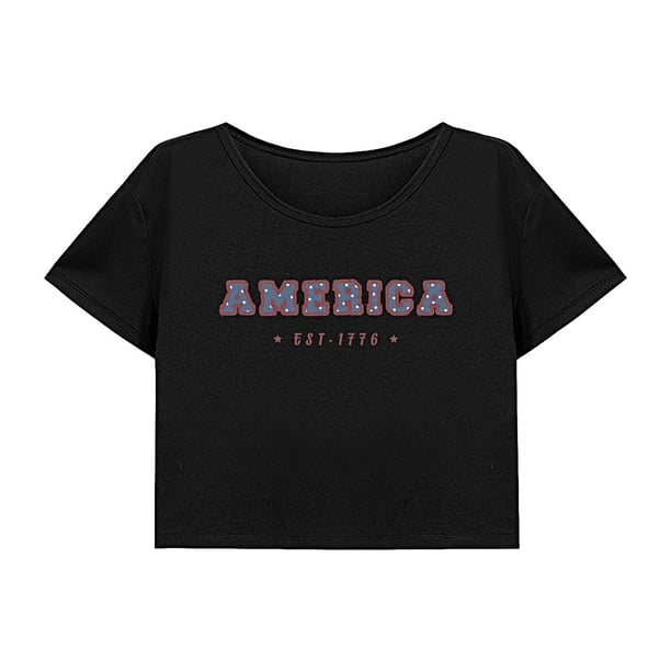Camiseta corta informal para mujer, ropa de verano, cuello redondo, regalo deportivo para mujer XL