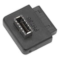 thumbnail image 2 of Adaptador de panel frontal USB 90° ABS amplia aplicabilidad USB3.0 20 pines a TIPO adaptador de encabezado E para placa base, 2 of 8