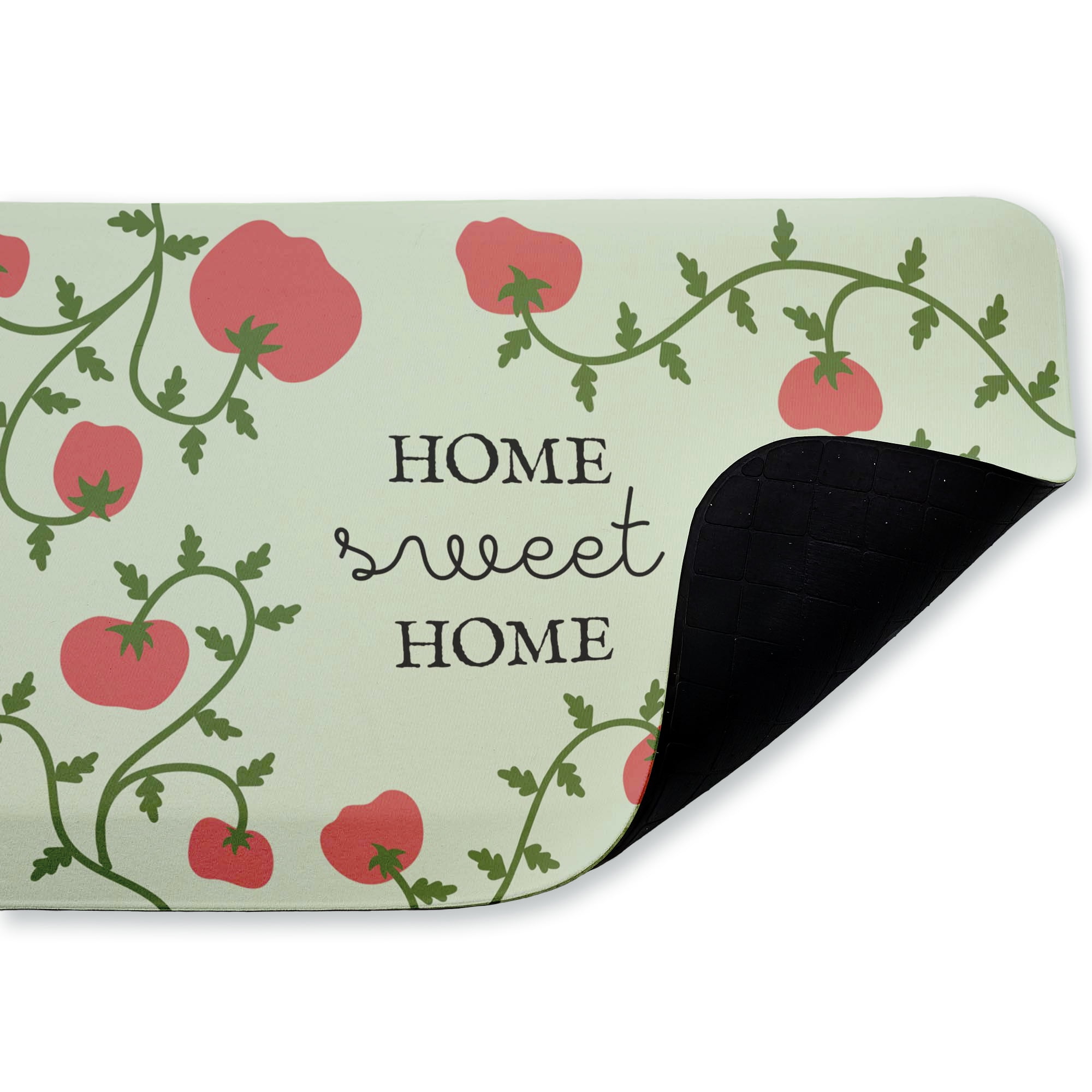 Stupell Industries Sweet Home Tomatoes on Green Printed Anti-Fatigue Floor Mat, design by Lil' Rue