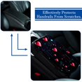 thumbnail image 5 of Valentine's Day Soft Furry Printed Car Armrest Mat Protective Armrest Cover Accessory, 5 of 6