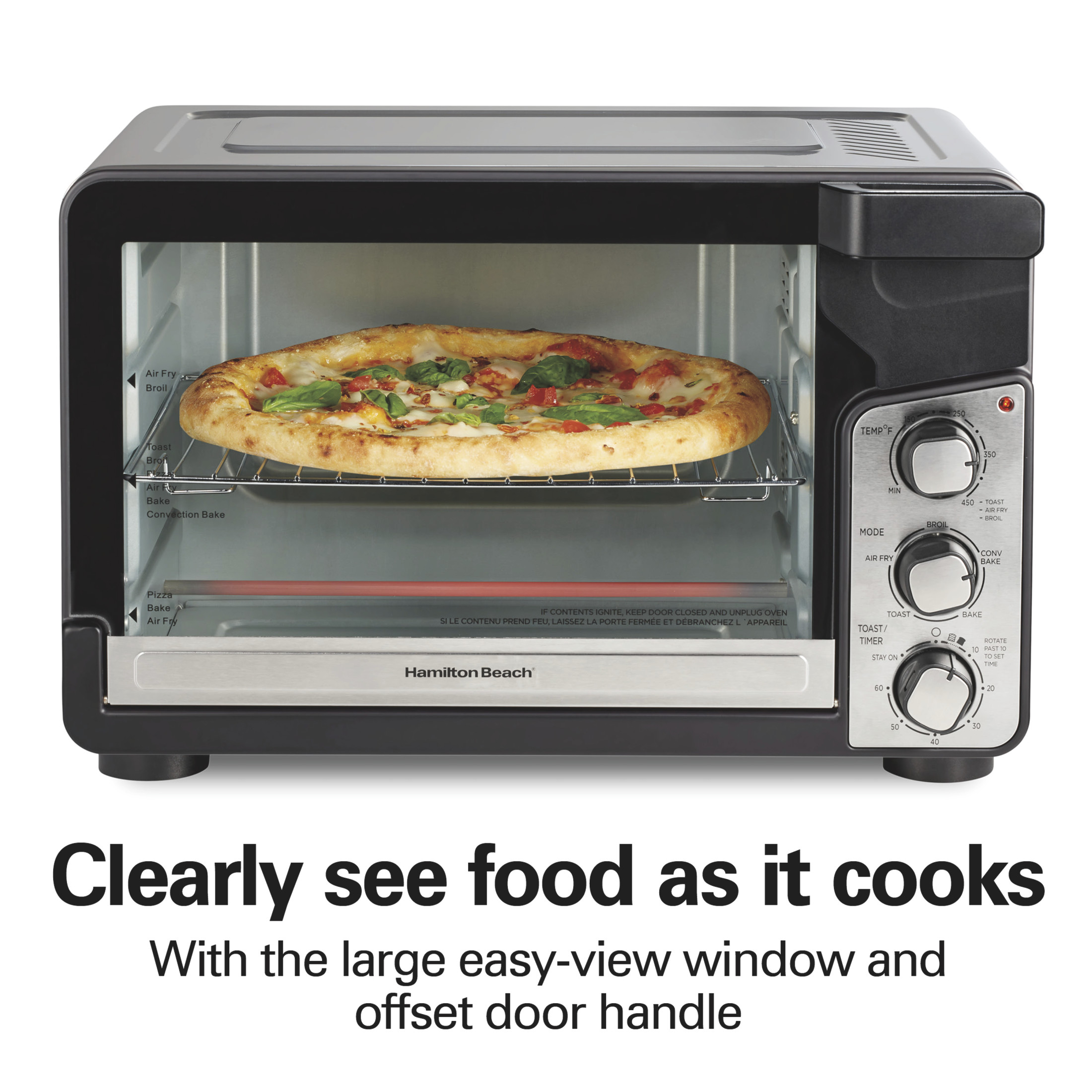 Hamilton Beach Easy View XL Air Fryer Toaster Oven photo 3